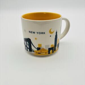 Starbucks 2014 New York You Are Here Collection Coffee Mug NYC Skyline 14 Oz EUC